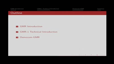 Introducing Osmo-GMR