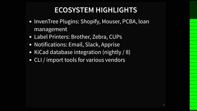 InvenTree - OSS inventory and PLM