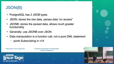 Erweiterte Datentypen in PostgreSQL
