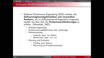 Monitoring mit dem Kieker-Framework