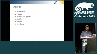 Podman containers with systemd and Ansible